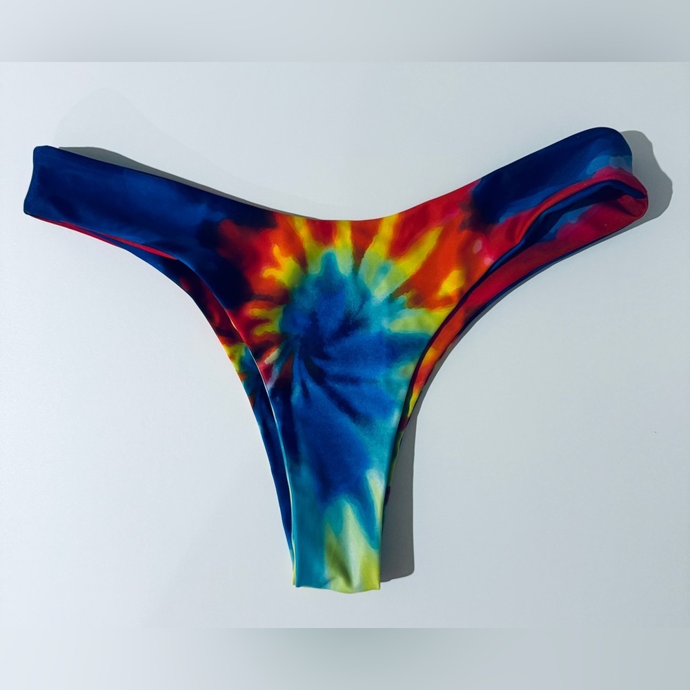 Vibrant Very Cheeky Tie-Dye Bikini Bottom